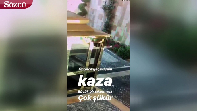 Alp Kırşan motor kazası geçirdi