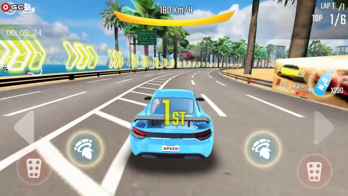 Racing Drift Fast Speed Road Racer - Sports car Racing Games - Android Gameplay FHD