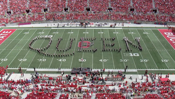 Ohio State Marching Band's Tribute To Queen