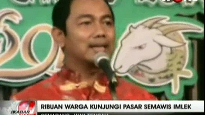 Sambut Tahun Baru Imlek, Pasar Semawis Imlek Ramai Dikunjungi Warga Semarang