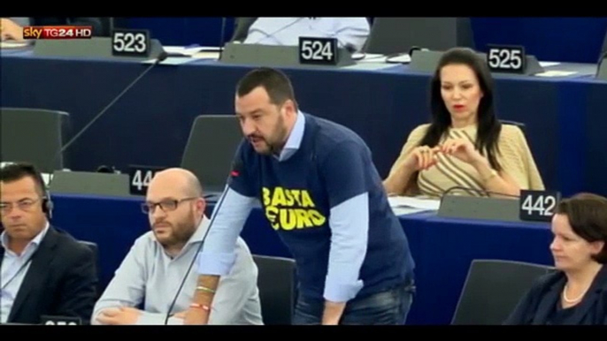 Salvini's Rede für das Europäische Volk im EU Parlament auf deutsch synchronisiert