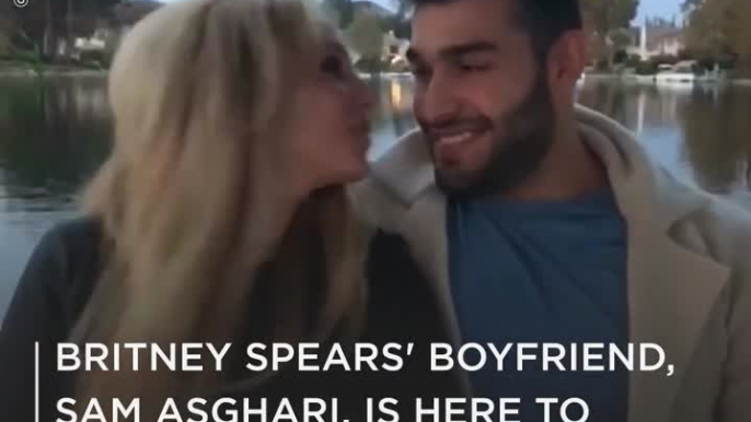 Britney Spears' Boyfriend, Sam Asghari, Is Here To Keep Us In Shape