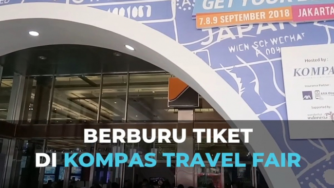 Berburu Tiket di Kompas Travel Fair