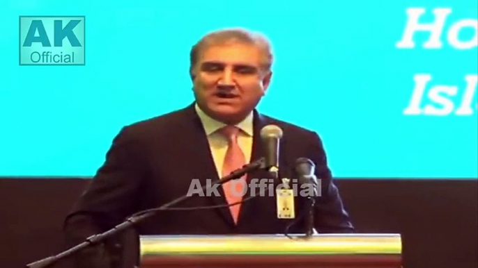 Foreign Minister Shah Mahmood Qureshi Speech at event by Overseas .Pakistani Community