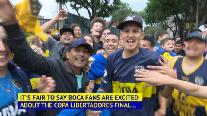 Boca fans in frenzy ahead of Copa Lib final second leg