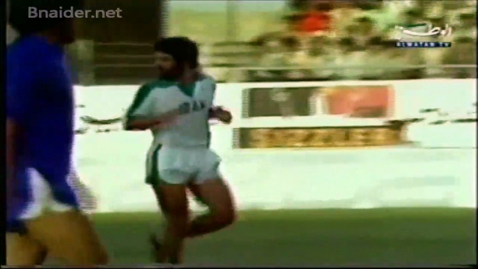 الشوط الاول مباراة الكويت و ايران 2-1 نصف نهائي كاس اسيا 1980