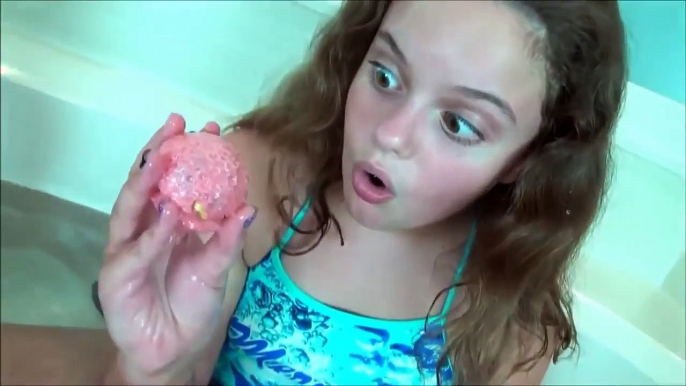 Toy Freaks - Freak Family Vlogs - Bad Baby Surprise Bath Bomb Annabelle Victoria Toy Freaks Family