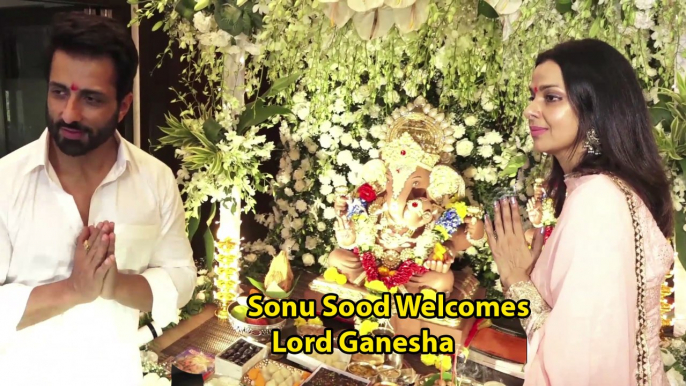 Sonu Sood's Ganpati | Inside Video | Ganesh Pooja With Sonu Sood & Family