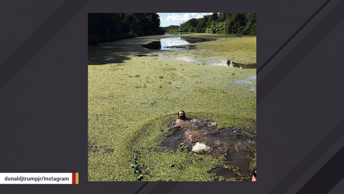 Donald Trump Jr. Goes Gator Hunting, Takes A Dip In A Swamp