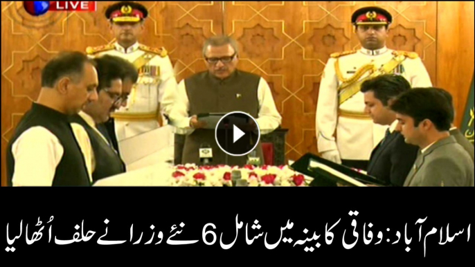 6 newly added federal cabinet members take oath today