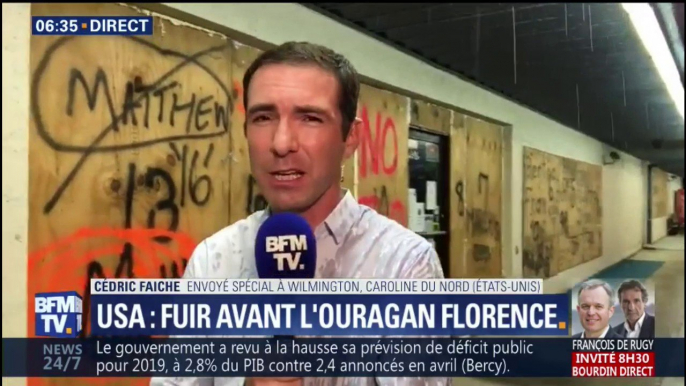 Face à l'ouragan Florence, les habitants de Caroline du Nord sommés de fuir vers l'intérieur des terres