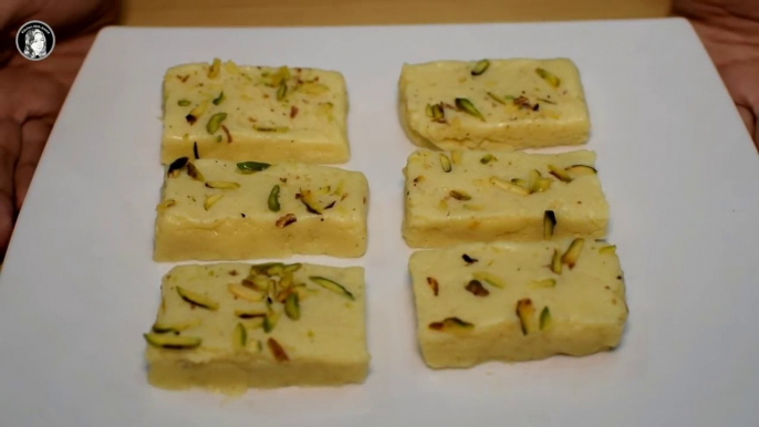 Milk Powder Burfi Recipe - Easy Burfi Recipe - Kitchen With Amna