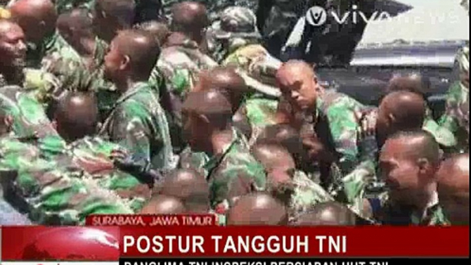 Panglima TNI Inspeksi Persiapan HUT TNI