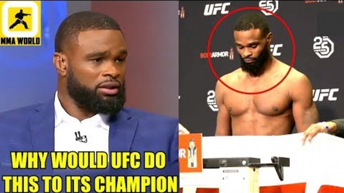 Tyron Woodley was pissed off at the UFC for this incident during the weigh-ins,Colby on Till