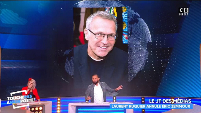 Cyril Hanouna défend le choix de Laurent Ruquier d'avoir annulé la venue d'Eric Zemmour dans ONPC - Regardez