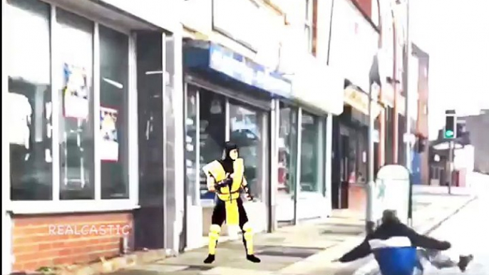 Mortal Kombat en pleine rue