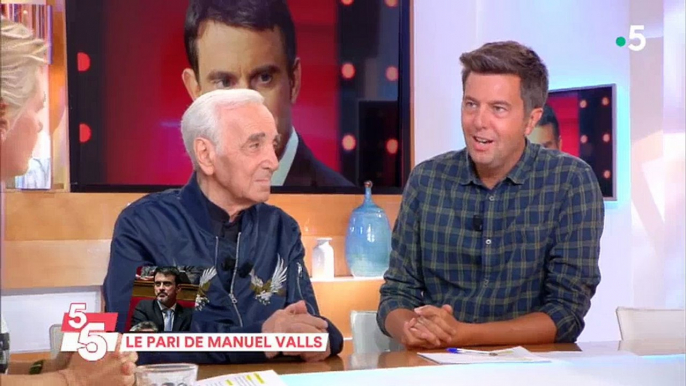 Charles Aznavour réagit à la candidature de Manuel Valls à la mairie de Barcelone, et c'est cash ! Regardez