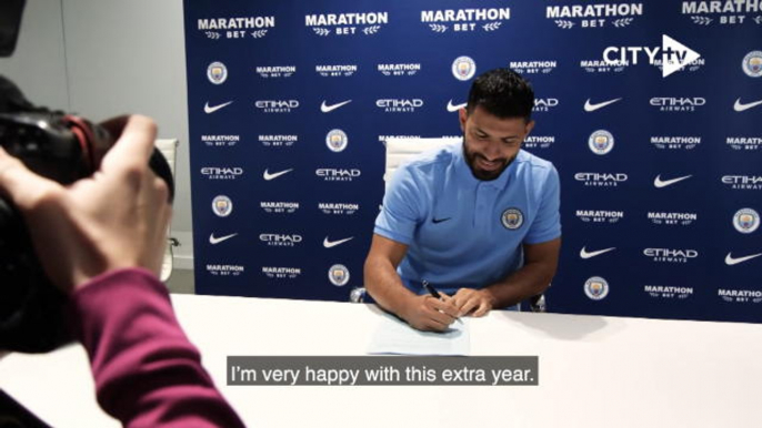 'Breaking records is always beautiful' - Aguero signs City extension