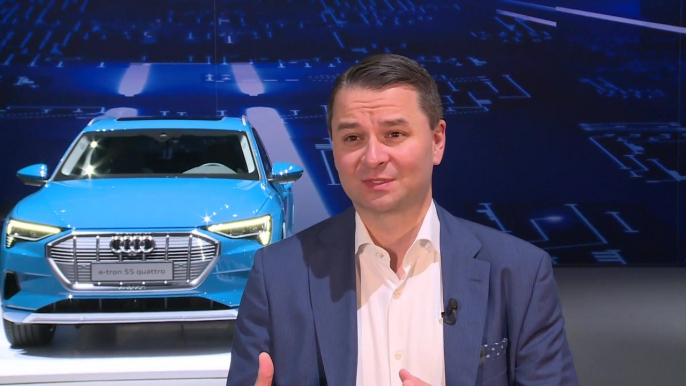 Electric goes Audi - all-electric Audi e-tron SUV unveiled - Interview Filip Brabec