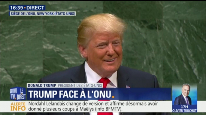 "Nous avons plus fait que tous les gouvernements de l'histoire", Trump fait rire Assemblée générale des Nations unies