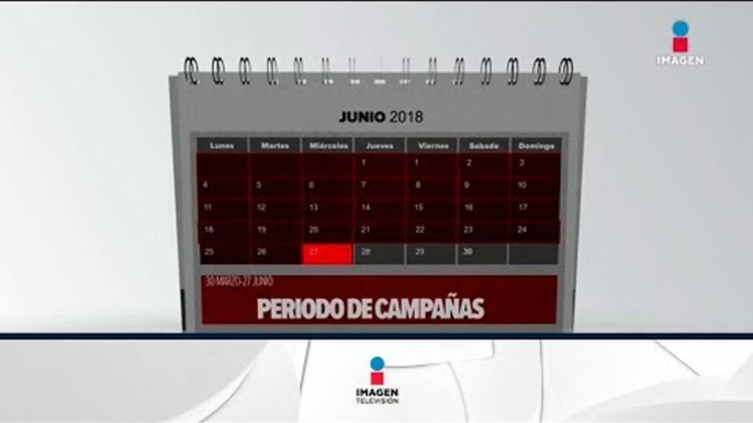 Calendario 2018 rumbo a elecciones | Noticias con Yuriria Sierra