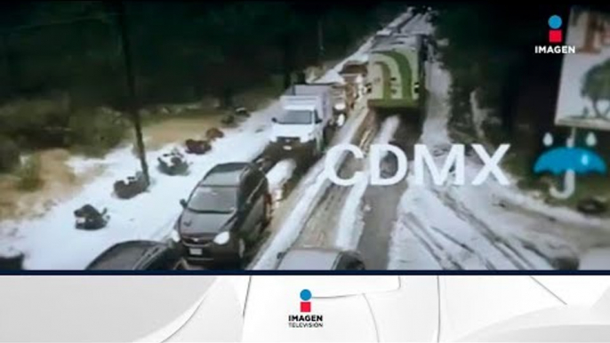 Lluvia y granizo sorprende a los capitalinos | Noticias con Francisco Zea