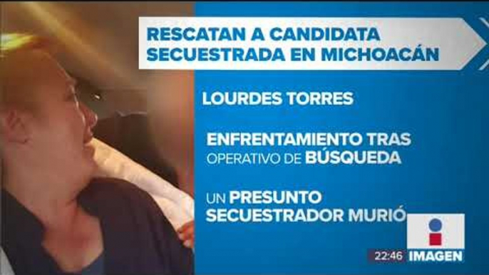 Rescatan a candidata secuestrada en Michoacán | Noticias con Ciro Gómez Leyva