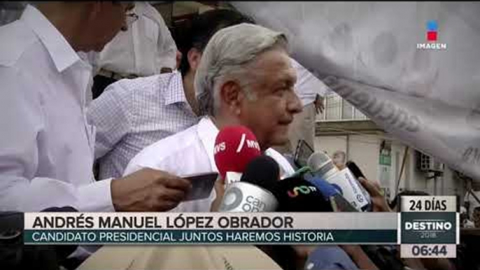 AMLO anuncia que cerrará su campaña en el Estadio Azteca | Noticias con Francisco Zea