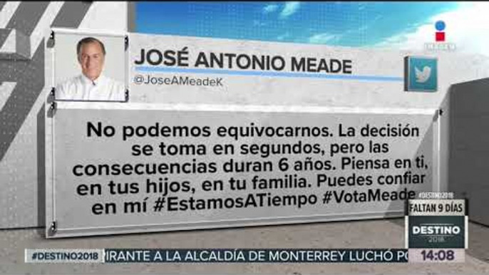 Meade pide que confíen en él | Noticias con Yuriria Sierra