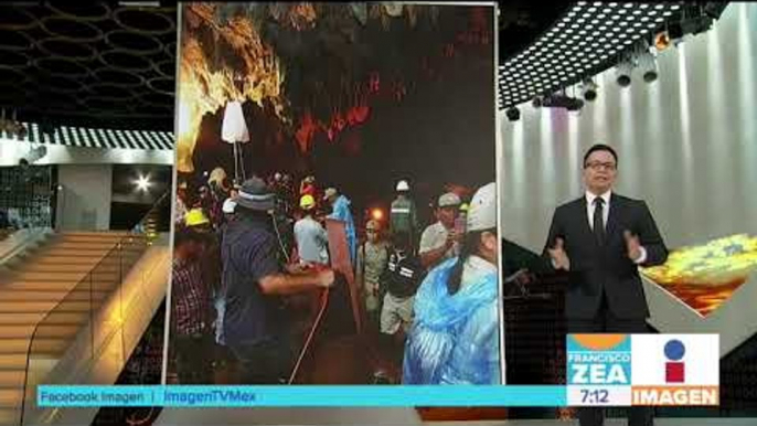 ¡Ya son 7 menores rescatados de la cueva en Tailandia! | Noticias con Francisco Zea