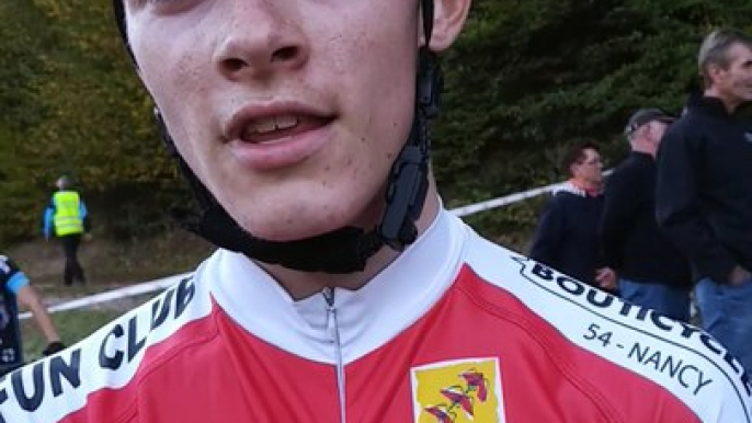 Le Villarois Arthur Liardet vainqueur du cyclo-cross de Badonviller