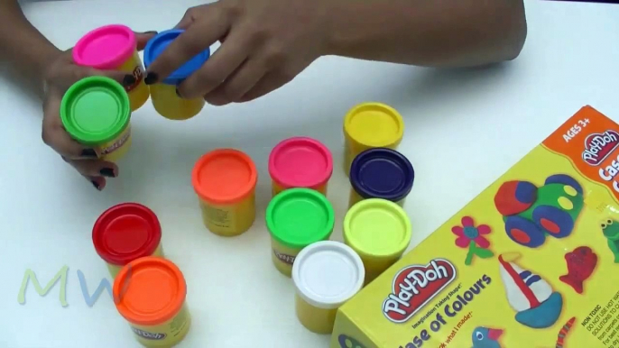 Make a Flower Using Play Doh Case Of Colours