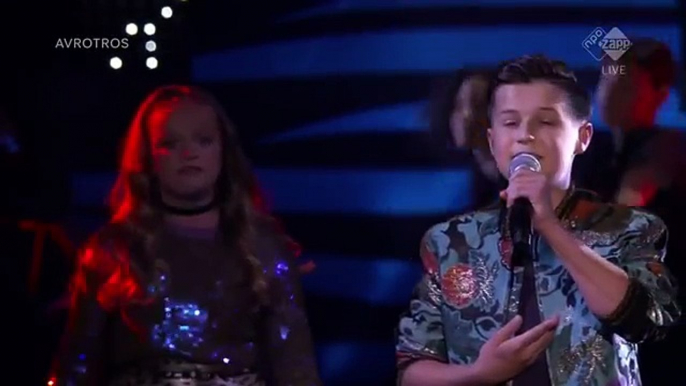 MAX EN ANNE - SAMEN[FINALE OPTREDEN] | JUNIORSONGFESTIVAL.NL