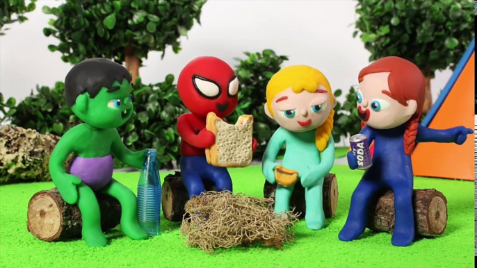 Tv cartoons movies 2019 SUPERHERO BABIES SAVE THE LITTLE KITTEN ❤ Spiderman, Hulk & Frozen Play Doh Cartoons For Kids