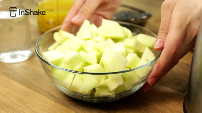 Batido de piña y semillas de chía