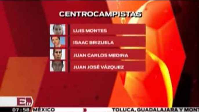 Filtran lista de convocados a la Selección Mexicana para Brasil 2014 / Titulares con Vianey Esquinca