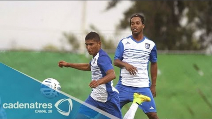 Ronaldinho podría debutar en la Copa MX contra Tigres