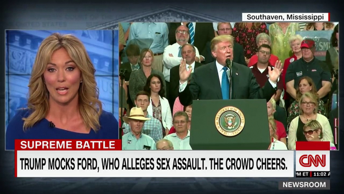 Brooke Baldwin: This face behind Trump startled me