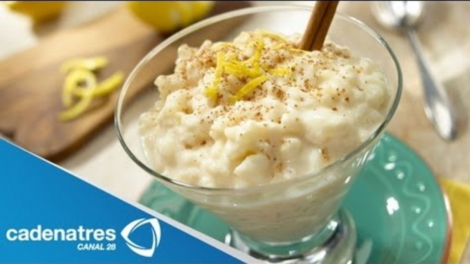 Receta para preparar arroz con leche. Receta de arroz con leche / Postres