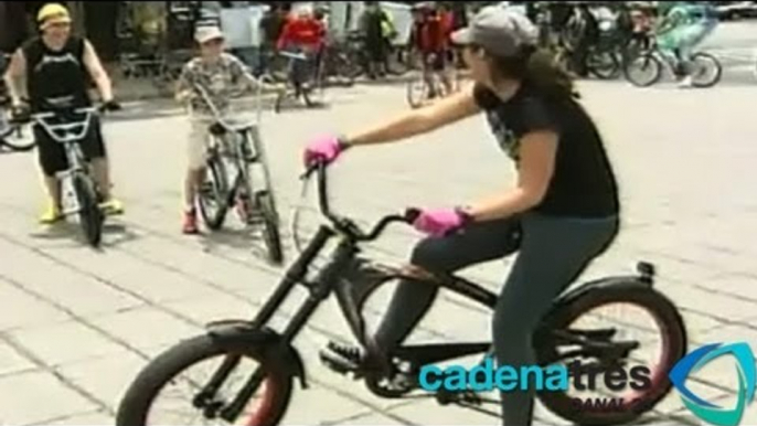 Busca campaña cuidar la integridad de los ciclistas capitalinos