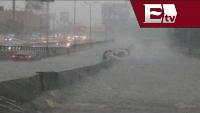 Lluvias provocan graves inundaciones en Naucalpan, Edomex  / Vianey Esquinca