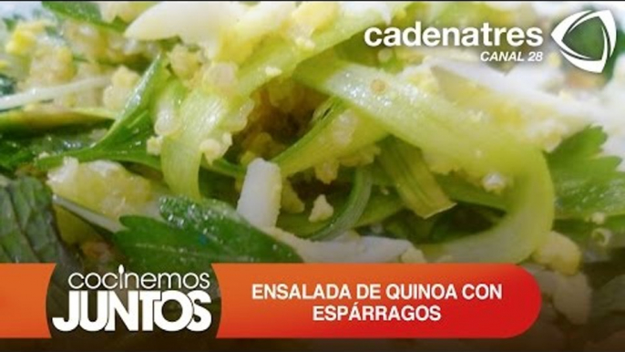 ENSALADA DE QUINOA CON ESPÁRRAGOS ¿Cómo preparar ensalada de quinoa?