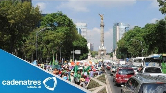 Subsecretario de Control de Tránsito de DF habla sobre la situación del DF con las marchas