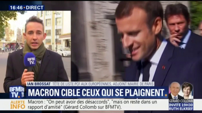 La petite phrase de Macron à Colombey-les-Deux-Églises sur les retraités: "On affaire à un récidiviste du mépris" dénonce Ian Brossat (PCF)