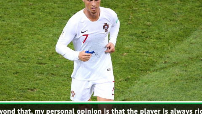 Ronaldo says he's innocent and I believe him - Portugal boss Santos