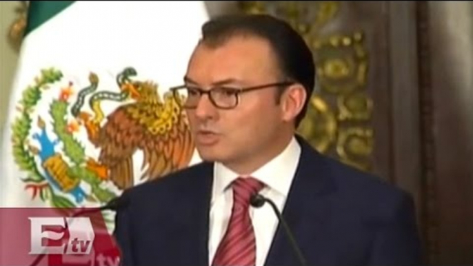 Secretario de Hacienda Luis Videgaray anuncia un recorte preventivo al gasto publico/Excélsior info