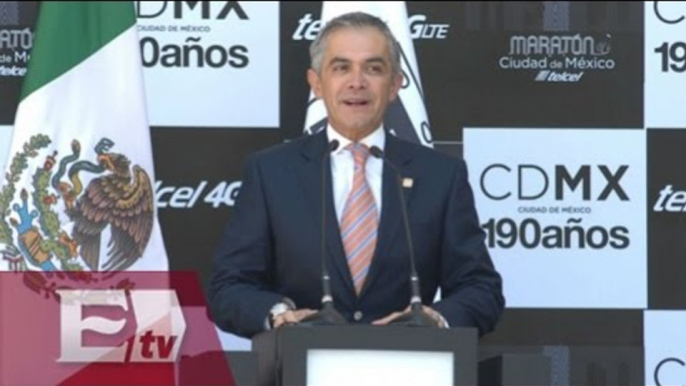 Mancera anuncia edición 33 del Maratón de la Ciudad de México / Excélsior informa