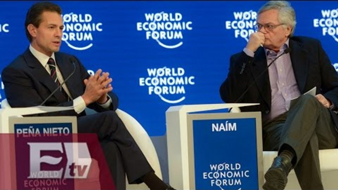 Peña Nieto expone en Davos las fortalezas de México/ Hiram Hurtado