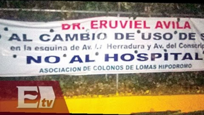 Vecinos rechazan construcción de hospital en Naucalpan / Vianey Esquinca