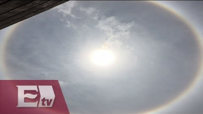 Halo solar en el Valle de México sorprende a capitalinos / Vianey Esquinca